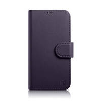 iCarer Wallet Case 2in1 case iPhone 14 Leather Flip Cover Anti-RFID dark purple (WMI14220725-DP)