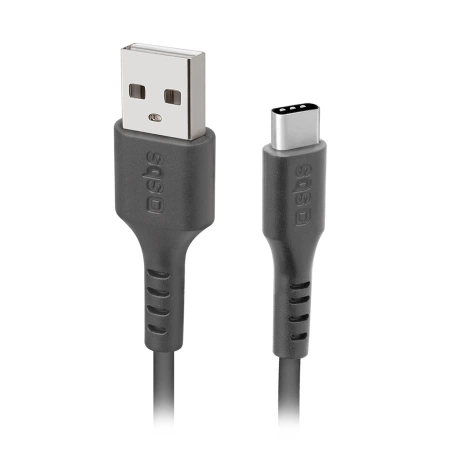 SBS TECABLEMICROC15K USB-A – USB-C-Kabel 1,5 m – Schwarz