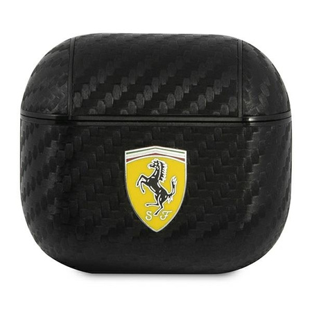 Ferrari FESA3CABK AirPods 3 cover czarny/black On Track PU Carbon