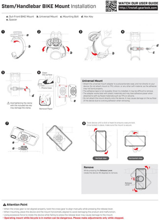 Spigen Gearlock Ms100 Handlebar Bike Mount