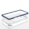 Clear 3in1 etui do Samsung Galaxy A42 5G żelowy pokrowiec z ramką niebieski