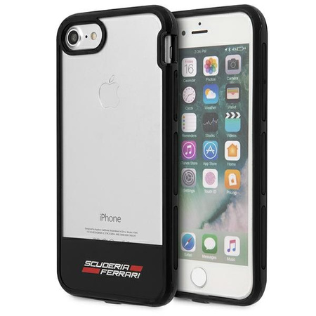 Ferrari Hardcase FEHCP7BISBK iPhone 7/8 /SE 2020 transparent black