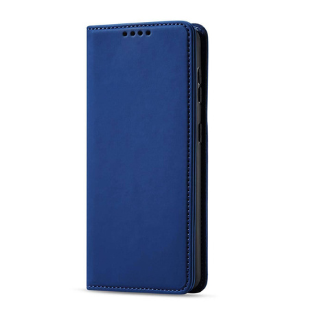 Magnet Kartenetui für Samsung Galaxy S22+ (S22 Plus) Tasche Wallet Card Holder Blau