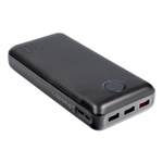 Bateria zewnętrzna (Powerbank) VEGER L30 - 30 000mAh LCD Quick Charge PD 20W czarny (W3008PD )