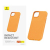 Case APPLE IPHONE 15 Baseus Fauxther Series orange