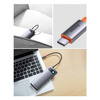 Baseus Metal Gleam Series 6 in 1 HUB Docking Station USB Type C - 3 x USB 3.2 Gen.1 / 1 x Power Delivery / 1 x SD Card Reader / 1 x TF Card Reader Gray (WKWG030213)