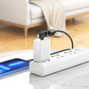 HOCO adapter OTG Typ C (męski) / Lightning (męski) do USB A (żeński) 2w1 UA17 czarny