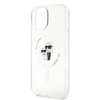 Karl Lagerfeld Karl&amp;Choupette Glitter MagSafe case for iPhone 15 - transparent