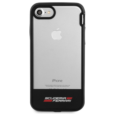 Ferrari Hardcase FEHCP7BISBK iPhone 7/8 /SE 2020 transparent black