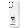 Original Handyhülle IPHONE 11 / XR Karl Lagerfeld Hardcase Ikonik Choupette (KLHCN61HNCHTCT) transparent