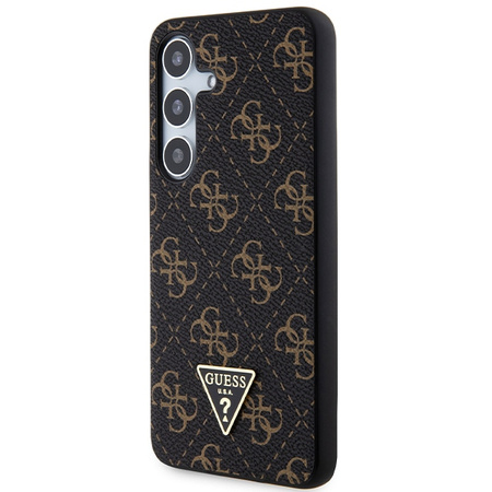 Guess GUHCS24SPG4GPK S24 S921 czarny/black hardcase 4G Triangle