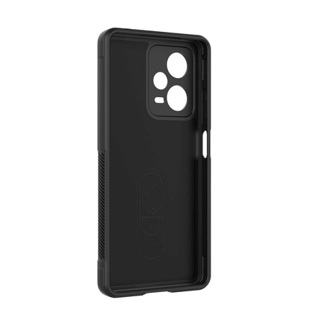 Magic Shield Case etui do Xiaomi Redmi Note 12 Pro+ elastyczny pancerny pokrowiec czarne