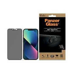 Szkło Hartowane 5D IPHONE 13 / 13 PRO PanzerGlass E2E Microfracture Case Friendly CamSlider Privacy Antibacterial (P2748) czarne