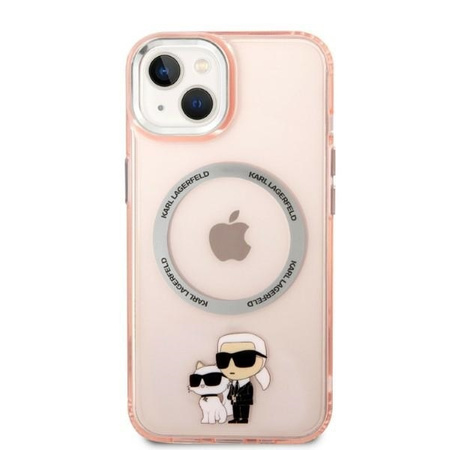 Karl Lagerfeld IML NFT Karl & Choupette MagSafe - Etui iPhone 14 (różowy)