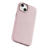 iCarer Litchi Premium Leather Case iPhone 14 Magnetic Leather Case with MagSafe pink (WMI14220709-PK)