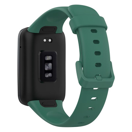 Pasek Silikonowy Mi Band 7 Pro / M7 Pro (6), GREEN / ZIELONY