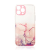 Marble Case für iPhone 12 Pro Gel Cover Marble Pink