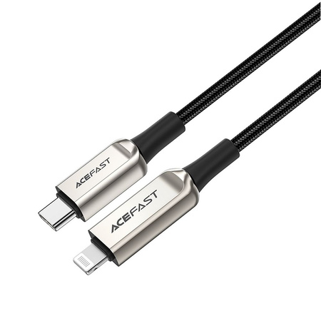 Acefast cable MFI USB Type C - Lightning 1.2m, 30W, 3A silver (C6-01 silver)