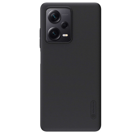 Nillkin Super Frosted Shield Hülle für Xiaomi Redmi Note 12 Pro+ Hülle + Telefonständer schwarz