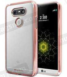 Etui ramka Ring2 LG G5 jasny róż