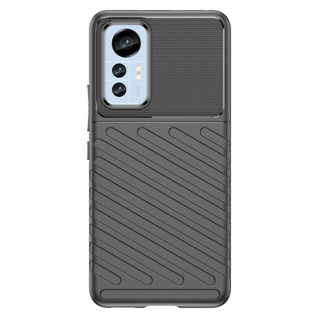 Thunder Case Hülle für Xiaomi 12 Lite Silikon Armor Case schwarz