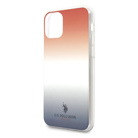 US Polo USHCN61TRDGRB iPhone 11 czerwono-niebieski/blue&red Gradient Pattern Collection