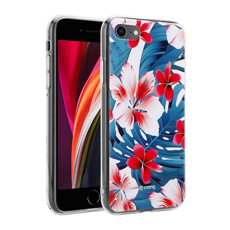 Crong Flower Case – Etui iPhone SE 2020 / 8 / 7 (wzór 03)