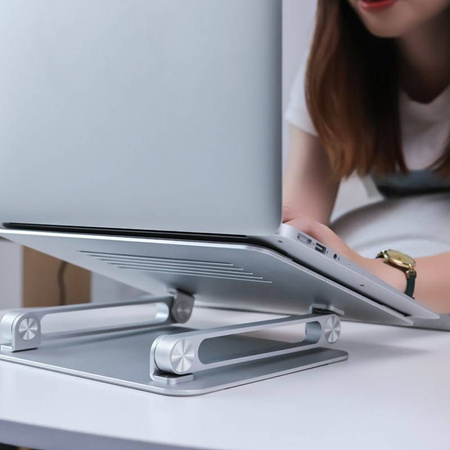 Nillkin ProDesk Adjustable Laptop Stand - Aluminiowa podstawka / stojak pod laptopa (Silver)