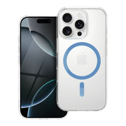 Drop Glue Colorful Ring Mag Cover kompatybilny z MagSafe pasuje do SAMSUNG A16 jasny niebieski