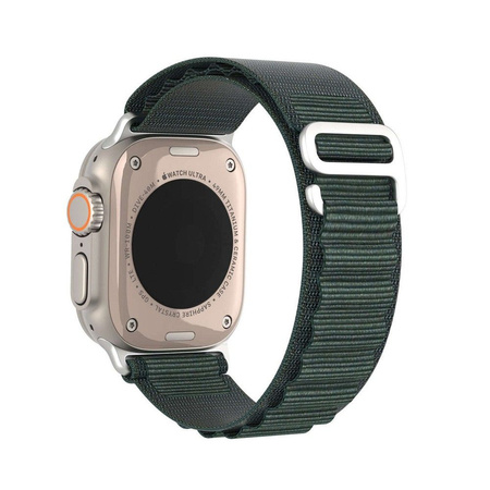 DUX DUCIS GS - pasek nylonowy do Apple Watch 42/44/45/49mm oliwkowy