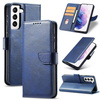 Magnet Case elegancki futerał etui pokrowiec z klapką i funkcją podstawki Samsung Galaxy S22+ (S22 Plus) niebieski