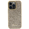 Guess Disco Metal Script case for iPhone 15 Pro - gold