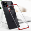 Clear Color Case Gel TPU Cover mit Metallic Rahmen für Xiaomi Redmi Note 11 Pro + 5G / 11 Pro 5G / 11 Pro schwarz