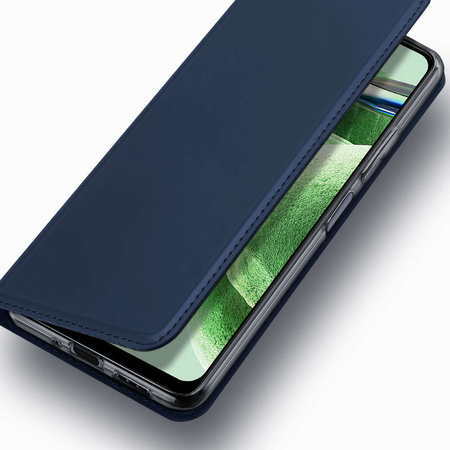 Dux Ducis Skin Pro etui do Xiaomi Redmi Note 12 Pro+ pokrowiec z klapką portfel na kartę podstawka niebieskie