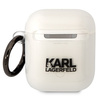 Original Case APPLE AIRPODS Karl Lagerfeld Karl`s Head (KLA2HNIKTCT) transparent