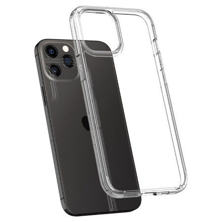 Etui IPHONE 12 PRO MAX Spigen Ultra Hybrid Crystal Clear transparentne