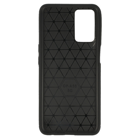 Back Case CARBON do OPPO A55 4G Czarny