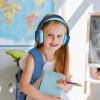 Tronsmart KH01 Wired Headphones for Kids, Safe - Blue