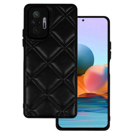 Leather 3D Case do Xiaomi Redmi Note 10 Pro/Note 10 Pro Max wzór 3 czarny