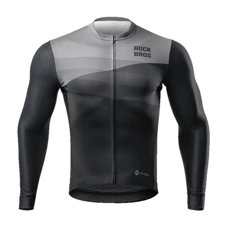 Rockbros cycling jersey 15120009005 long sleeve spring/summer XXL - black