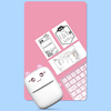 Thermal printer mini cat HURC9 - pink