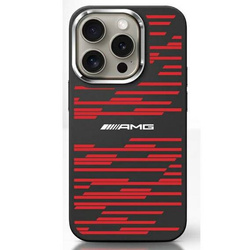 Original Case IPHONE 16 AMG Hardcase Silicone Graphics MagSafe (AMHMP16S24SSRRK) black