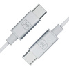 USB-C 3mk Kabelgebundene Kopfhörer – weiß