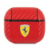 Ferrari FESA3CARE AirPods 3 cover czerwony/red On Track PU Carbon