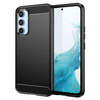 Carbon Case für Samsung Galaxy A54 5G flexible Silikon-Carbon-Hülle blau