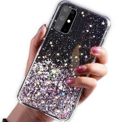 Schutzhülle XIAOMI 12 PRO Sequins Glue Glitter Case schwarz