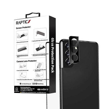 X-Doria Raptic Glass Protection Pack – Zestaw szkło hartowane na ekran + nakładka na aparat Samsung Galaxy S22+