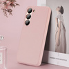 Dux Ducis Grit case for Samsung Galaxy S23 elegant cover made of artificial leather MagSafe pink