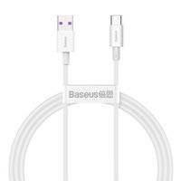 Baseus Superior kabel USB - USB Typ C 66 W 6A 1 m Biały (CATYS-02)