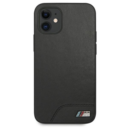 Etui BMW BMHCP12SMHOLBK iPhone 12 mini czarny/black hardcase M Collection Smooth PU